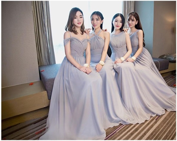 Những bộ đầm phụ dâu đẹp, ấn tượng tại SanSan Bridal