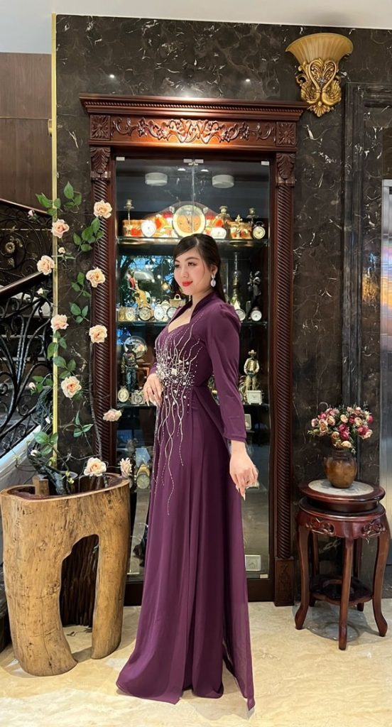 Chất liệu cao cấp, mềm mại từ đầm dáng xòe mang đến sự thoải mái tối đa cho người mặc