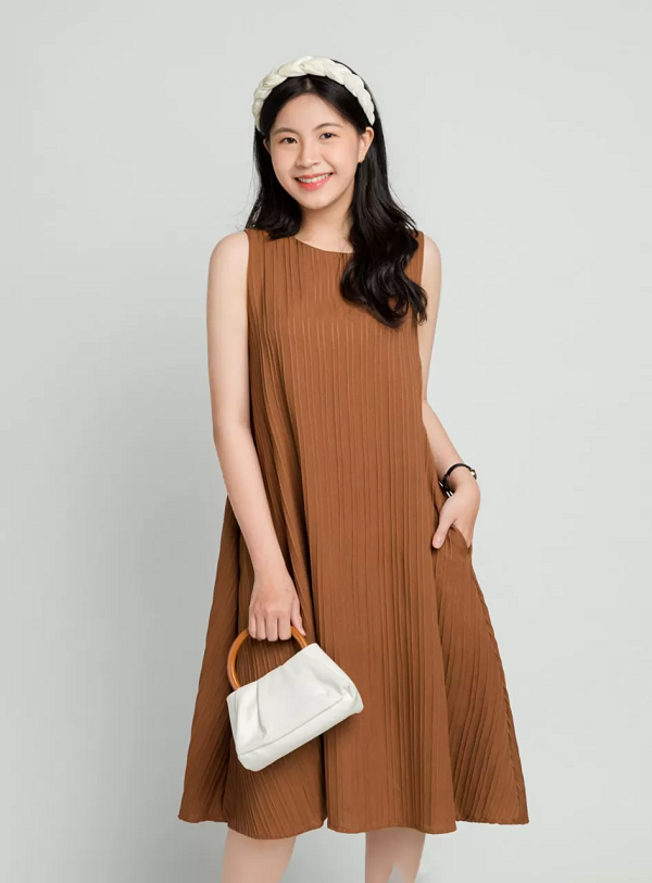 váy chữ a cho người béo bụng