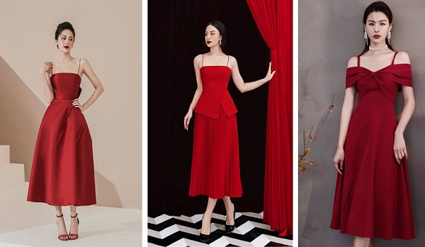 Đa dạng nhiều phong cách chưng diện với váy đầm đỏ cho bạn tỏa sáng.