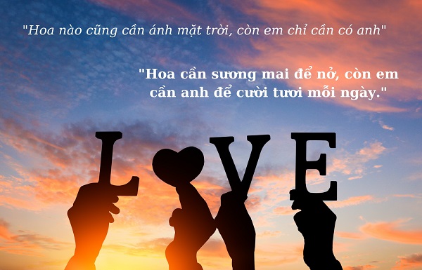 Stt thả thính về hoa ngọt ngào, lãng mạn