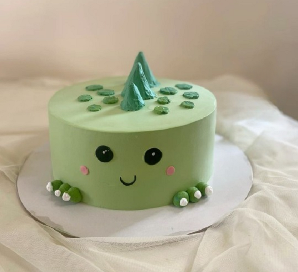 Bánh khủng long đơn giản nhưng cực dễ thương