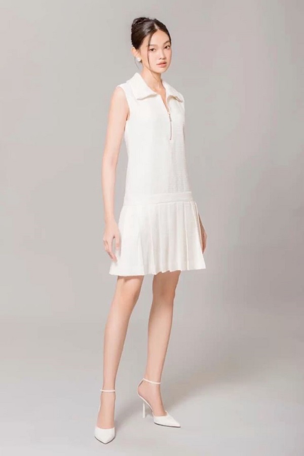 Đầm suông ôm nhẹ cho người dáng mũm mĩm dự tiệc