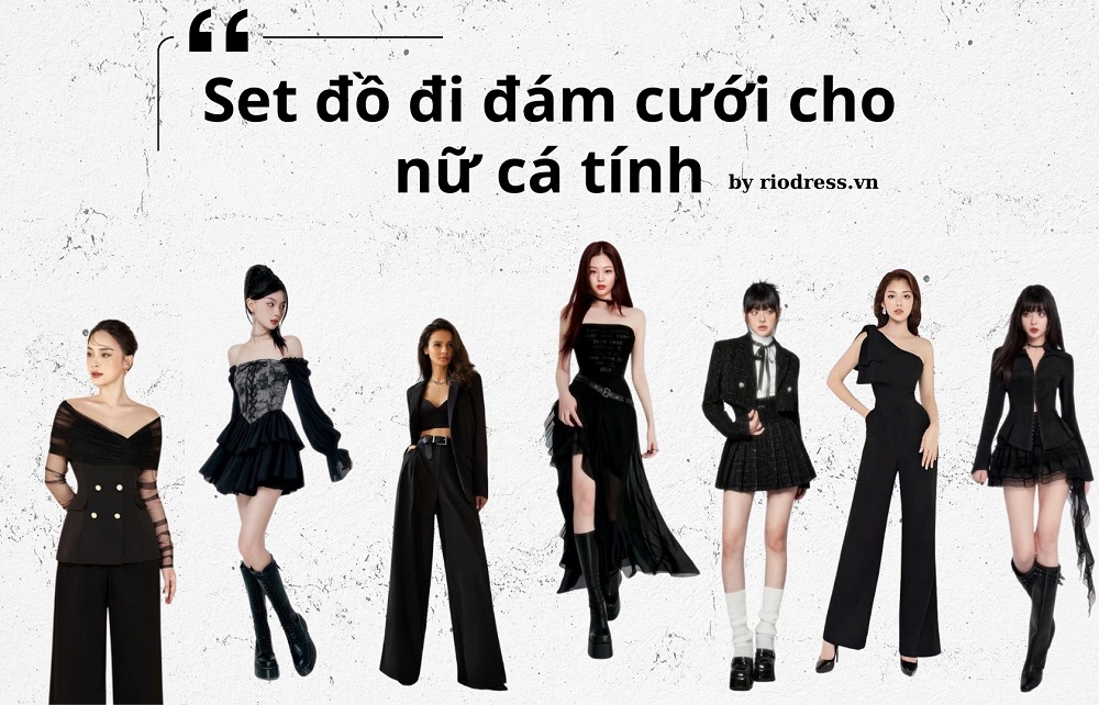 set đồ đi đám cưới cho nữ cá tính