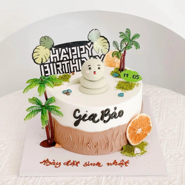 Mẫu bánh sinh nhật cho nam tuổi Tỵ