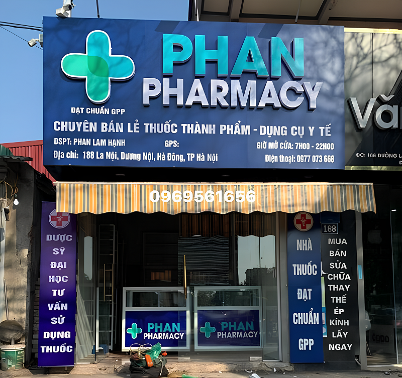 Bảng hiệu nhà thuốc đạt chuẩn GPP