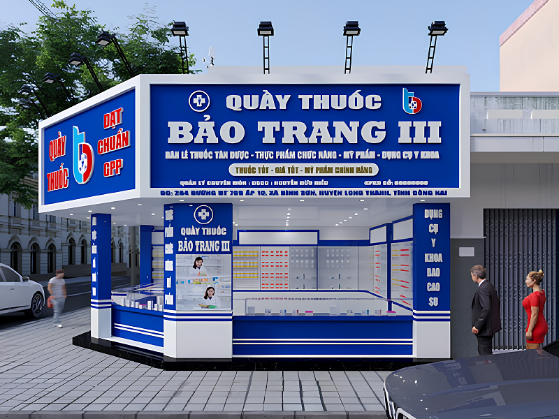 Thiết kế biển quảng cáo nhà thuốc chuẩn GPP