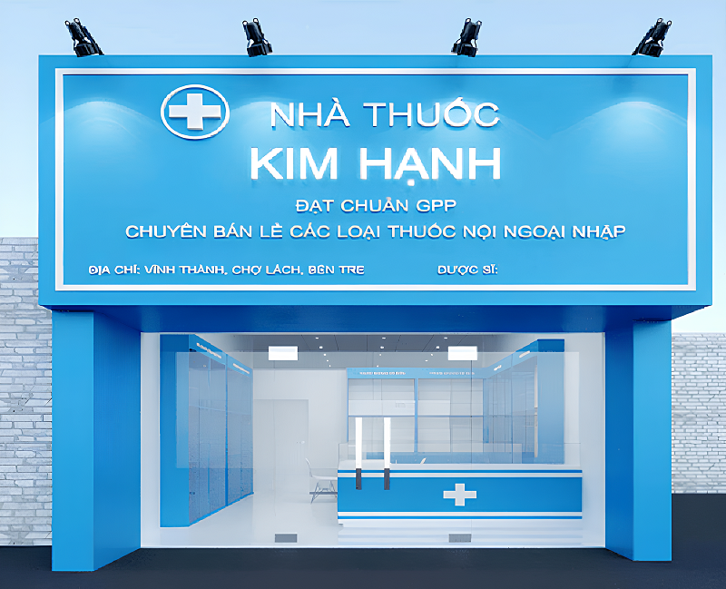 Thiết kế biển hiệu nhà thuốc GPP