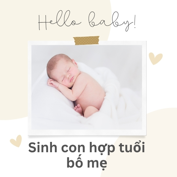 Sinh con hợp tuổi bố mẹ